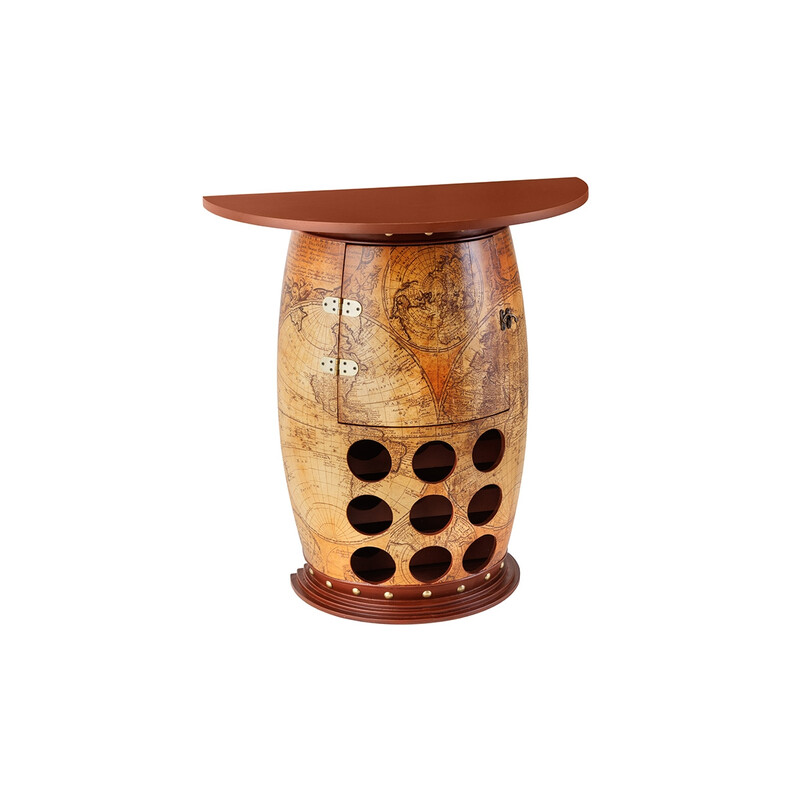 Veiniriiul SEVEN SEAS pruun, 75x38xH80 cm