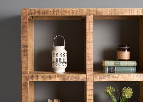 Riiul IRON CRAFT mango, 80x25xH176 cm