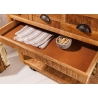Ratastel baarikäru BODEGA mango / must, 86x46xH92 cm