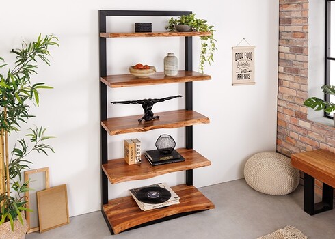 Riiul MAMMOTH pruun, 85x44xH178 cm