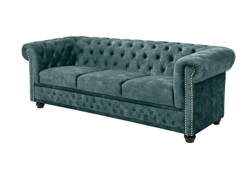 Diivan CHESTERFIELD sinakashall, 205x87xH73 cm