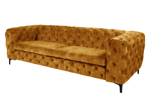 Diivan MODERN BAROQUE kollane, 235x95xH72 cm