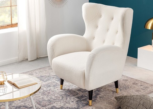 Tugitool DON valge, 88x90xH106 cm