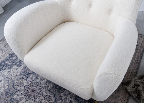 Tugitool DON valge, 88x90xH106 cm