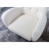 Tugitool DON valge, 88x90xH106 cm