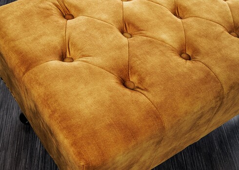 Tumba CHESTERFIELD kollane, 80x45xH40 cm