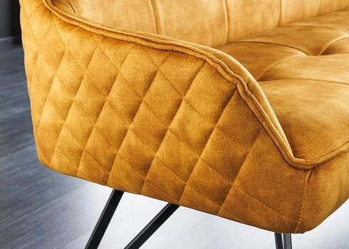 Pink EUPHORIA kollane, 156x58xH84 cm