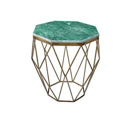 Diivanilaud DIAMOND roheline marmor, 42x42xH50 cm