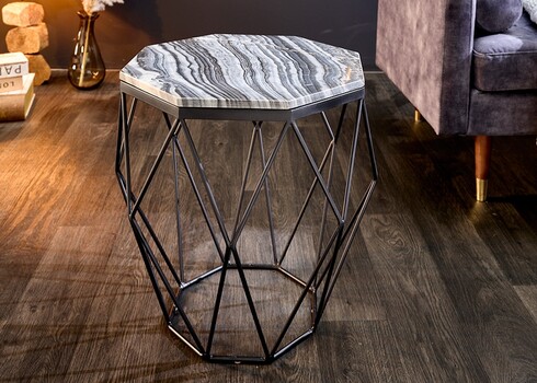 Diivanilaud DIAMOND marmor, 42x42xH50 cm