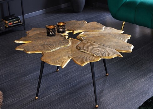 Abilaud GINKO kuldne, 94x96xH47 cm