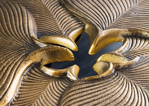 Abilaud GINKO kuldne, 58x58xH50 cm