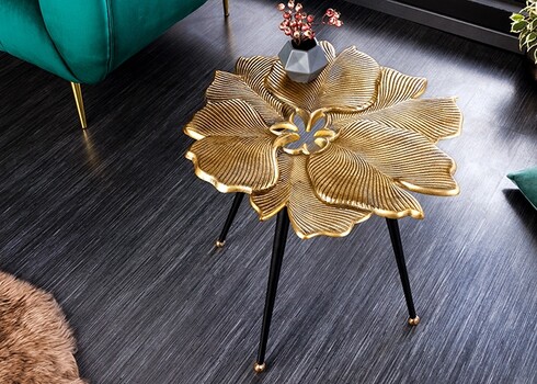 Abilaud GINKO kuldne, 58x58xH50 cm