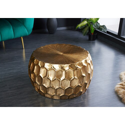 Diivanilaud ORIENT kuldne, 70x70xH40 cm