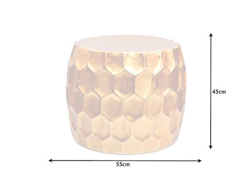 Diivanilaud ORIENT kuldne, 55x55xH45 cm
