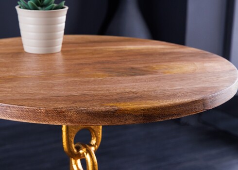 Abilaud CHAIN mango / kuld, 38x38xH54 cm