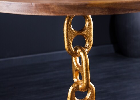 Abilaud CHAIN mango / kuld, 38x38xH54 cm