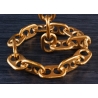 Abilaud CHAIN mango / kuld, 38x38xH54 cm