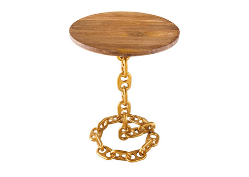 Abilaud CHAIN mango / kuld, 38x38xH54 cm