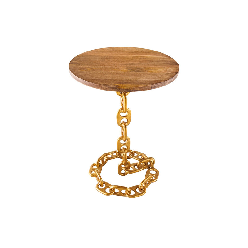 Abilaud CHAIN mango / kuld, 38x38xH54 cm