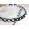 Abilaud CHAIN hõbedane, 33x33xH55 cm