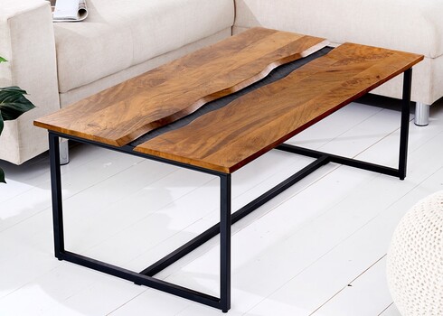 Diivanilaud AMAZONAS pruun / must, 110x60xH40 cm