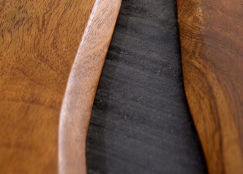 Diivanilaud AMAZONAS pruun / must, 110x60xH40 cm