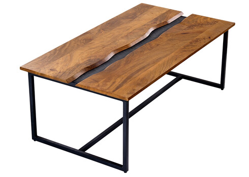 Diivanilaud AMAZONAS pruun / must, 110x60xH40 cm
