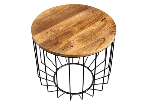 Diivanilaud FACTORY LOFT mango, D50xH49 cm