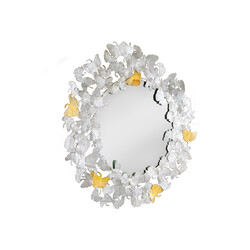 Seinapeegel GINKO hõbe / kuld, 92x4xH92 cm