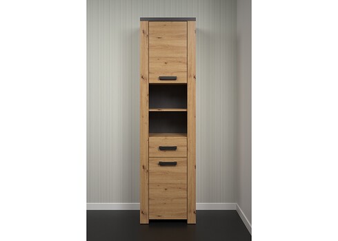 Vannitoakapp FOLLOW tamm / hall, 53x35xH196 cm