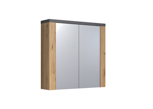 Peegelkapp FOLLOW tamm / hall, 79x20xH78 cm