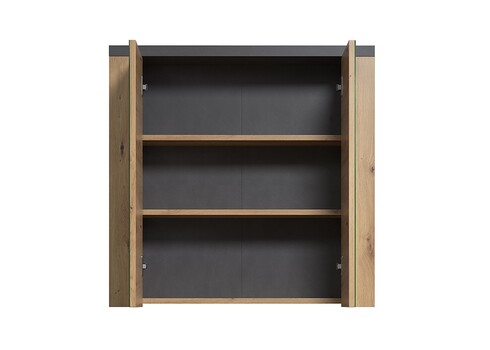 Peegelkapp FOLLOW tamm / hall, 79x20xH78 cm