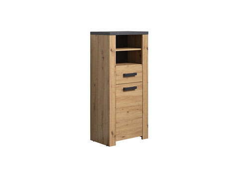 Vannitoakapp FOLLOW tamm / hall, 53x35xH118 cm