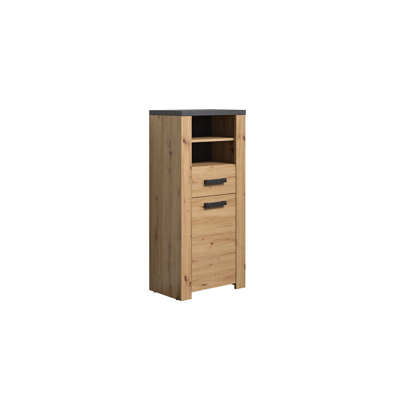 Vannitoakapp FOLLOW tamm / hall, 53x35xH118 cm