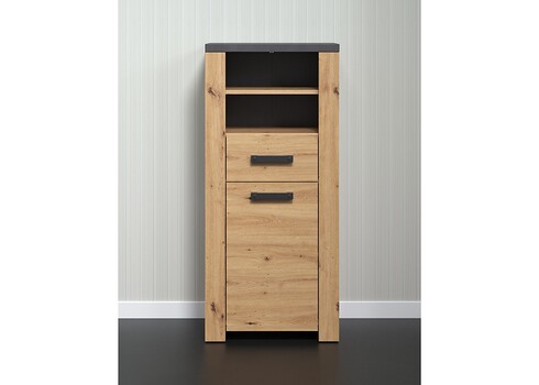 Vannitoakapp FOLLOW tamm / hall, 53x35xH118 cm