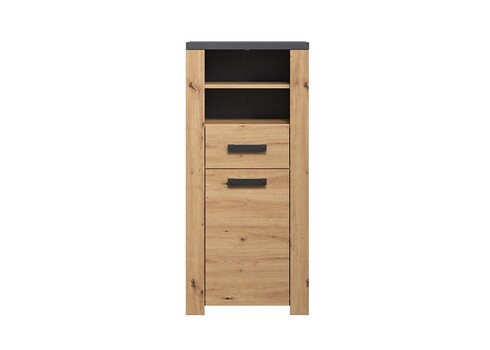 Vannitoakapp FOLLOW tamm / hall, 53x35xH118 cm