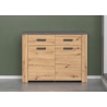 Kummut FOLLOW tamm / hall, 116x35xH91 cm