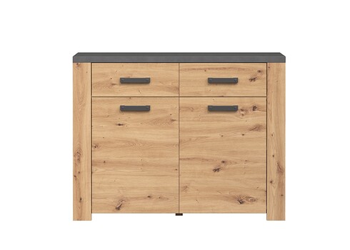 Kummut FOLLOW tamm / hall, 116x35xH91 cm