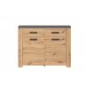 Kummut FOLLOW tamm / hall, 116x35xH91 cm