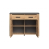 Kummut FOLLOW tamm / hall, 116x35xH91 cm