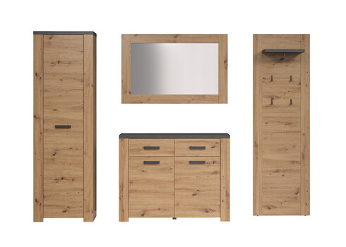 Esikumööbli komplekt FOLLOW tamm / hall