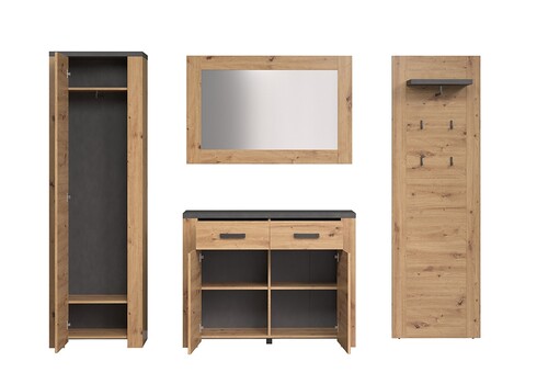 Esikumööbli komplekt FOLLOW tamm / hall