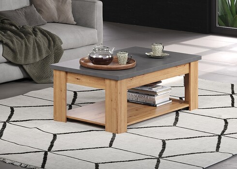 Diivanilaud FOLLOW tamm / hall, 120x67xH46 cm