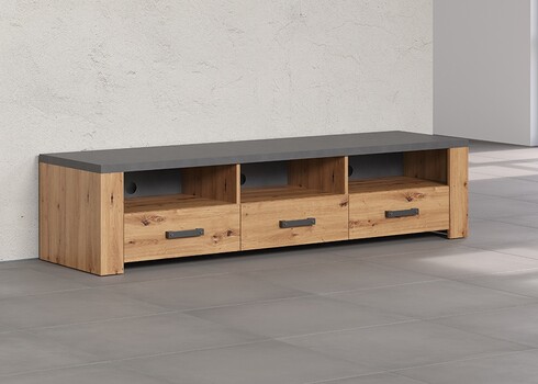 Tv-alus FOLLOW tamm / hall, 180x50xH43 cm