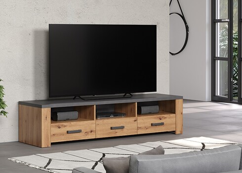 Tv-alus FOLLOW tamm / hall, 180x50xH43 cm