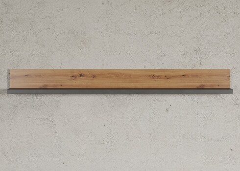 Seinariiul FOLLOW tamm / hall, 180x22xH20 cm