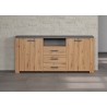 Kummut FOLLOW tamm / hall, 180x40xH83 cm