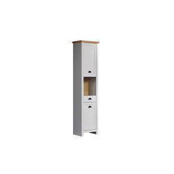 Vannitoakapp LANDSIDE helehall / tamm, 46x33xH191 cm