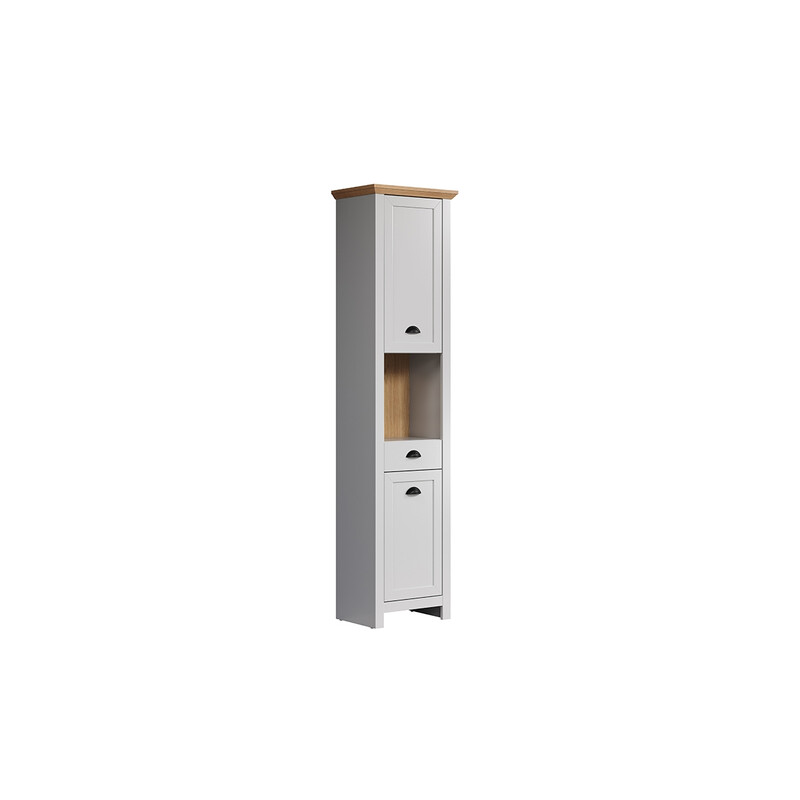 Vannitoakapp LANDSIDE helehall / tamm, 46x33xH191 cm