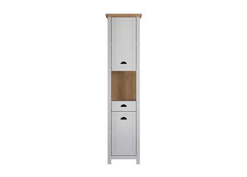 Vannitoakapp LANDSIDE helehall / tamm, 46x33xH191 cm